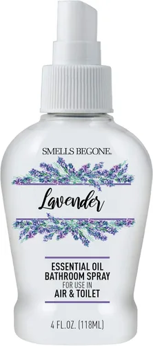 Miniatura 7 de SMELLS BEGONE Ambientador de aceite esencial en espray para baño, elimina los olores del baño y el inodoro, fabricado con aceites esenciales, aroma