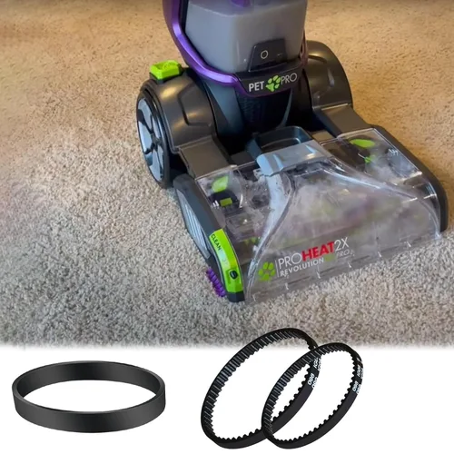 Miniatura 6 de Paquete de 3 correas de vacío de repuesto para limpiador Bissell ProHeat 2X Revolution Pet Pro, correas para aspiradora reemplazan el número