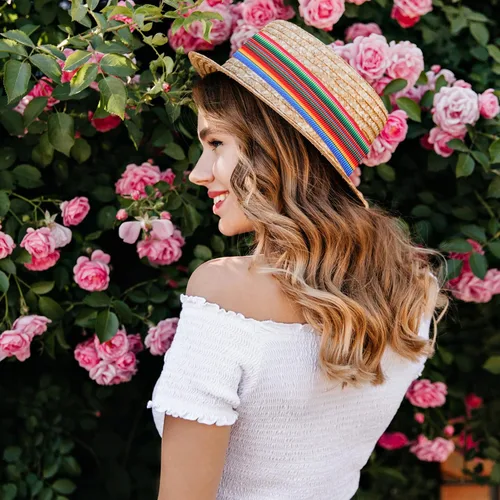 Miniatura 7 de Cinta de Serape mexicano para fiesta, 4 rollos de cinta de rayas de arco iris, cinta mexicana para fiesta, cinta de grogrén colorida para envolver