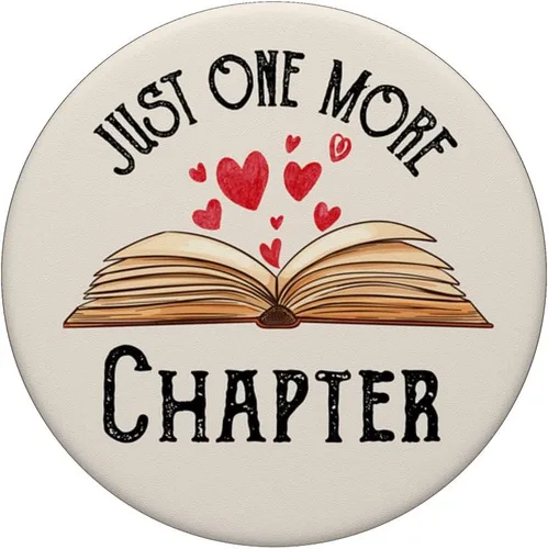 Miniatura 3 de Libro Nerd Book Lover Reader Solo Un Capítulo Más Lectura PopSockets PopGrip intercambiable