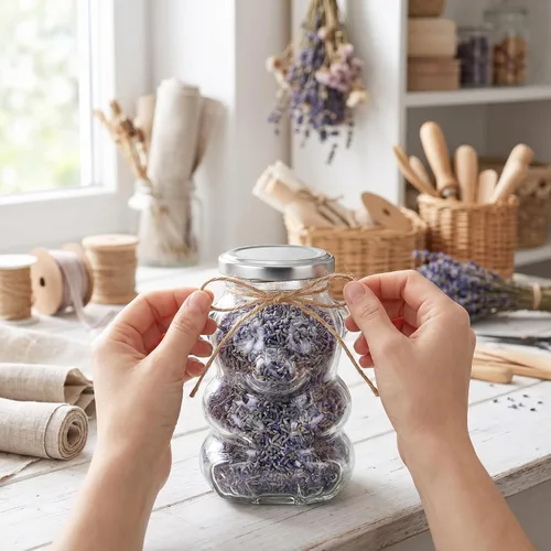 Miniatura 6 de Bekith Paquete de 12 tarros de cristal de 12 onzas con tapas plateadas para mermelada, recuerdos de boda, regalos de ducha, tarros magnéticos