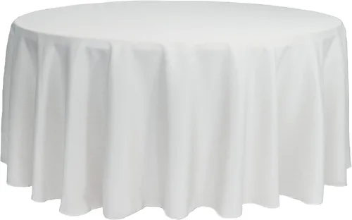 Miniatura 83 de YOUR CHAIR COVERS - Mantel redondo de poliéster prémium de 120 pulgadas - Mantel de lino color champán para mesas redondas estándar