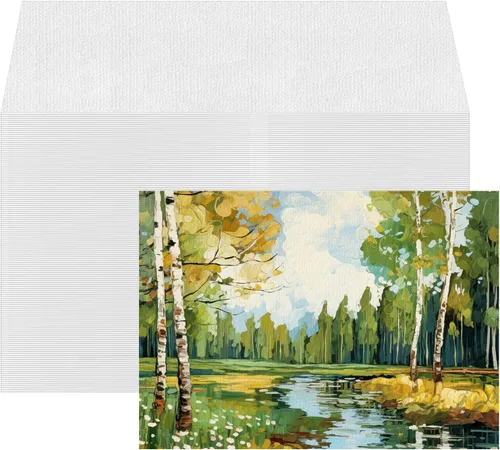 ZAYOUAU 400 hojas de papel de acuarela a granel, 5 x 7 pulgadas, 300 GSM, algodón blanco prensado en frío, papel de pintura para niños,