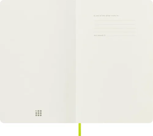 Miniatura 4 de Moleskine - Cuaderno clásico, tapa blanda, tamaño L (5 x 8.25 pulgadas), a rayas/rayado, verde mirto, 192 páginas