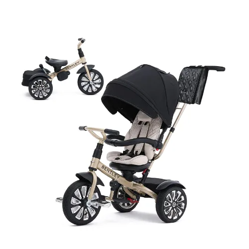 Miniatura 6 de Bentley Trike, bicicleta todo terreno para niños pequeños 6 en 1, con licencia oficial y diseñada por Bentley Motors UK; el triciclo de bebé a niño