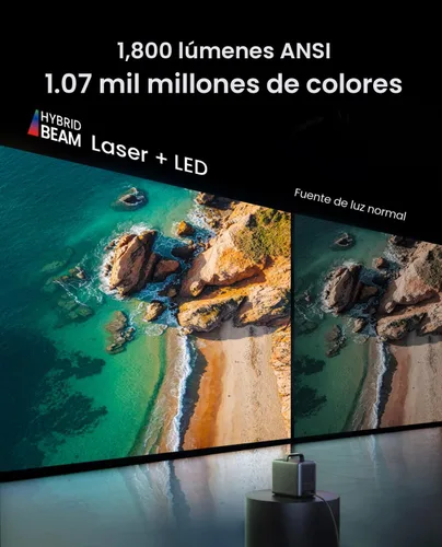 Miniatura 3 de NEBULA Proyector inteligente Cosmos 4K SE, Nebulamaster, alto brillo con Dolby Vision, pantalla de 200 pulgadas, 1800 lúmenes ANSI, HybridBeam