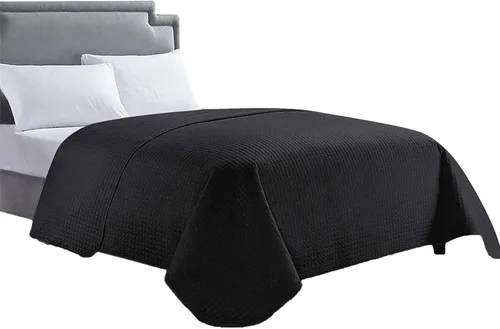 Miniatura 9 de HollyHOME - Colcha de cama acolchada pinsonic con diseño de cuadros súper suave, para cama individual, Blanca, tamaño Twin