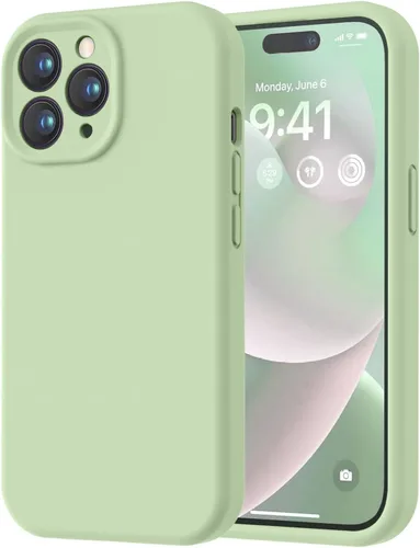 Miniatura 9 de LOVE 3000 Compatible con Funda para iPhone 15, [Cámara de Cobertura Completa de Silicona Suave] [Protección contra Caídas de 8 pies], Forro de Negro