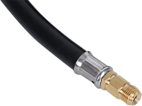 Miniatura 6 de GasSaf Manguera de propano de 4 pies para RV, manguera conector pigtail de propano QCC1 - conector ACME x 1/4" macho invertido con estriado