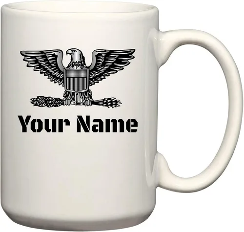 Miniatura 12 de Carpe Diem Designs Taza personalizable de la Armada de los Estados Unidos para café, cacao y tarros de masón, fabricados en los Estados Unidos.