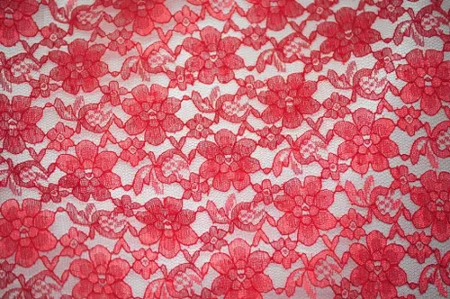 Miniatura 4 de Tela de encaje floral Rachelle de 60 pulgadas de ancho vendido por The Yard (negro)