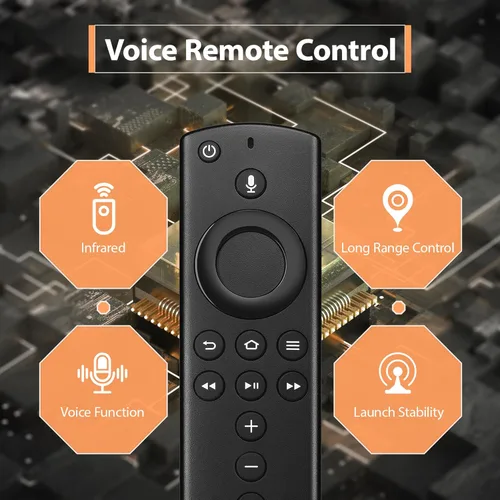 Miniatura 5 de Voice Firestick Remote Control Fit for Fire-Smart TV Stick & Cube, TV Stick 4K/Stick Lite, TV Stick (2nd Gen), TVs Cube (1st & 2nd Gen), Smart TV