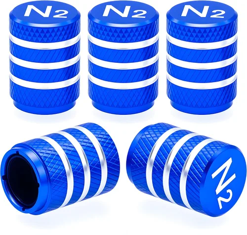 Miniatura 14 de 4 piezas de tapas de válvula de rueda con forma de punta, válvula de rueda de aleación de aluminio con punta, universal para automóviles, SUV