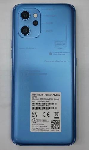 Miniatura 7 de UMIDIGI Power 7 MAX - Teléfono celular desbloqueado, batería de 6 GB+128 GB 10000 mAh, pantalla completa de 6.7 pulgadas + cámara triple AI de 48
