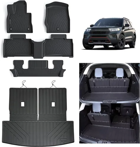 Miniatura 26 de Alfombrillas para Ford F-150 F150 SuperCrew/Crew Cab 2010-2014, forro de piso de ajuste personalizado todo clima de alta resistencia para accesorios