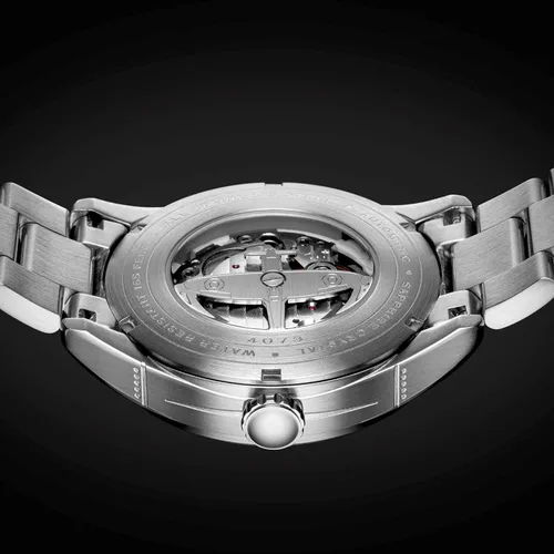Miniatura 3 de AVI-8 Reloj piloto automático Spitfire tipo 300 para hombre de 1.654 in con pulsera de acero inoxidable sólido AV-4073