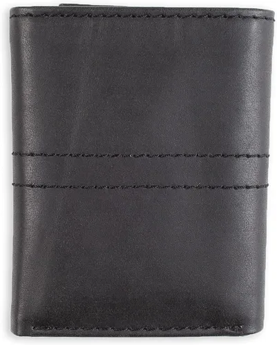 Miniatura 3 de Dickies Cartera triple de cuero para hombre Negro