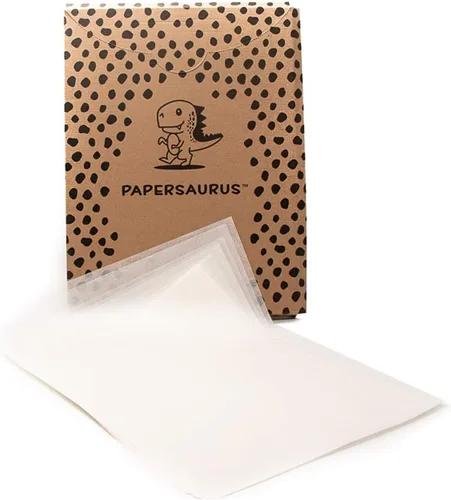 The Paper Store Hojas de papel pergamino precortadas de 12 x 16 pulgadas, antiadherentes, sin blanquear para cocinar al horno, hornear y freír al