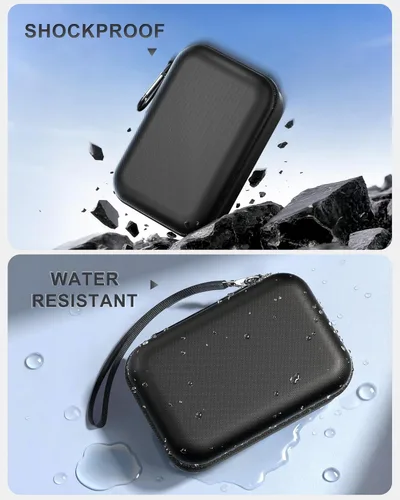 Miniatura 5 de ProCase Estuche rígido de viaje para altavoz JBL Go 4 2025/ Go 3/ Go 3 Eco Ultra, caja portátil impermeable para altavoz JBL Mini y accesorios, Negro