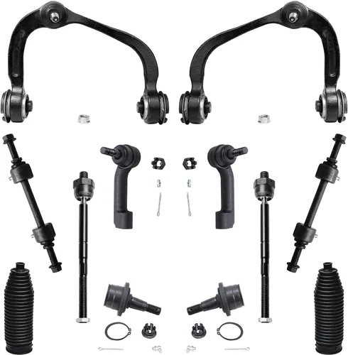 Miniatura 39 de Detroit Axle - Kit de extremo delantero para Ford 1998-2001 Explorer Mercury Mountaineer, 4 barras estabilizadoras delanteras y traseras, 2 brazos