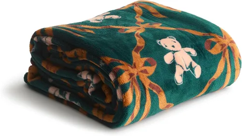 Miniatura 51 de Vera Bradley Manta de felpa de forro polar Botánico Paisley Rosa