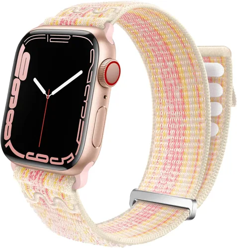 Miniatura 21 de Correa deportiva compatible con Apple Watch Band de 1.496 in, 1.575 in, 1.654 in, 1.732 in, iWatch Series 6 5 SE 4 3 2 1, correa de nailon con azul