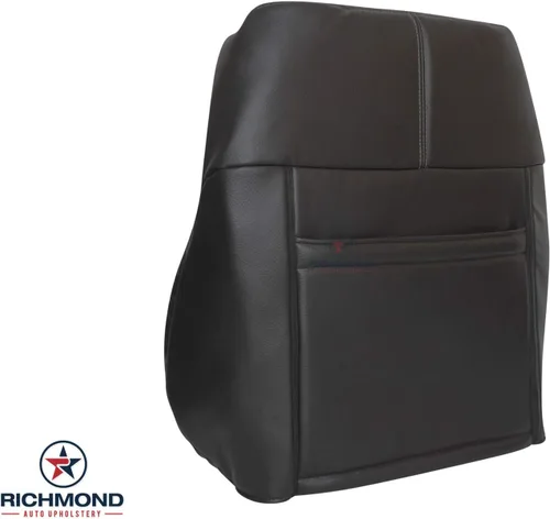 Miniatura 4 de Richmond Auto tapicería – Repuesto completo de fundas de asiento perforadas para el lado del conductor, negro
