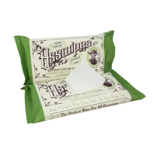 Asswipes Toallitas desechables para adultos (paquete de 2) Toallitas de limpieza personal para el cuerpo, baño y glúteos para hombres, mujeres con