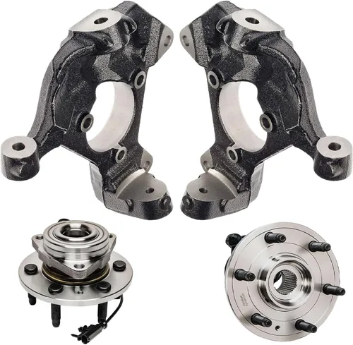 Miniatura 107 de Detroit Axle - Kit de extremo delantero RWD para Chrysler 300 Dodge Challenger Charger Upper Lower Control Arms rótulas de rodamiento de rueda Bujes