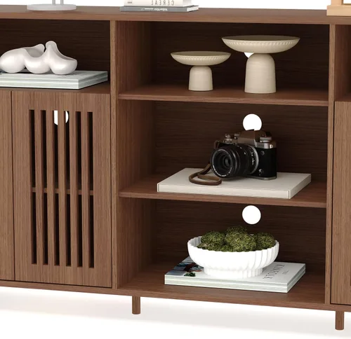 Miniatura 6 de IDEALHOUSE Moderno soporte de TV para televisores de hasta 70 pulgadas, soportes de televisión, consolas de TV, consolas multimedia para sala