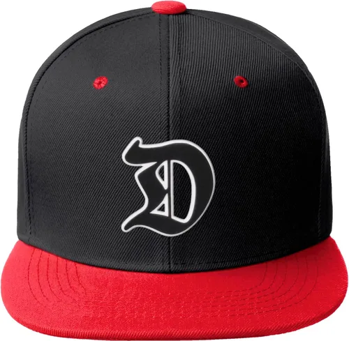 Miniatura 840 de Daxton Gorra clásica con visera de billete plano con letras del alfabeto inglés antiguo de la A a la Z