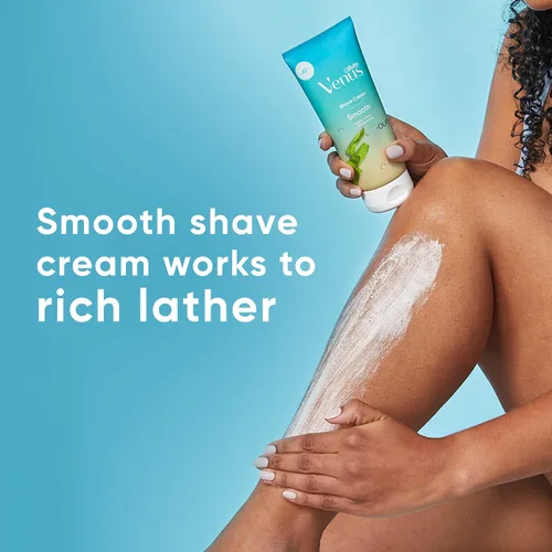 Miniatura 4 de Gillette Venus Smooth plus Olay Crema de afeitar para mujer, 3 unidades, 6 onzas