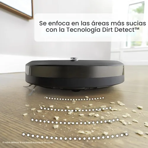 Miniatura 7 de iRobot Roomba Combo i5+ Robot aspirador y trapeador con vaciado automático, limpia por habitación con mapeo inteligente, se vacía hasta 60 días