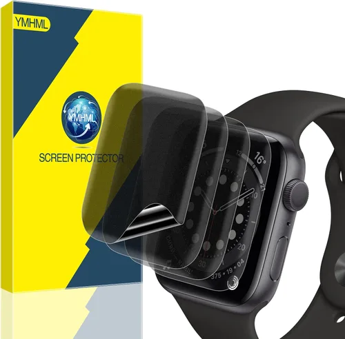 Miniatura 6 de YMHML Paquete de 4 protectores de pantalla de privacidad compatibles con Apple Watch de 1.575 pulgadas SE Series 6/5/4, película antiespía mejorada
