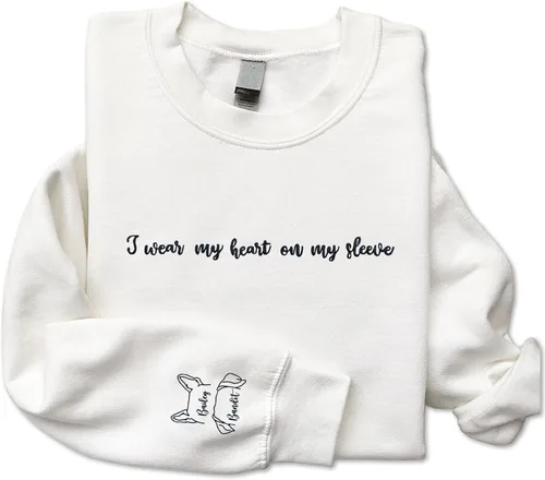 Miniatura 10 de GodLover Custom Dog Mom Embroidered Sweatshirt, Personalized Pet Lover Hoodie, Gift for Women, Mothers Day, Christmas Estilo 03.