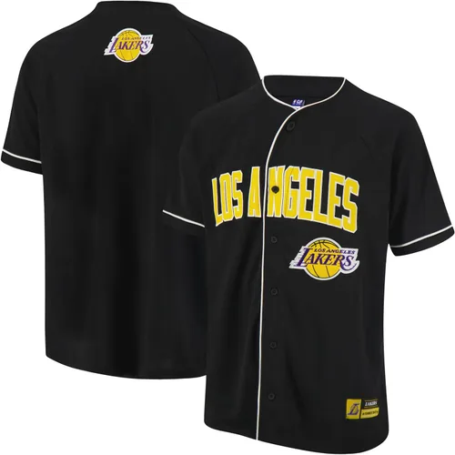 Miniatura 28 de Ultra Game Camiseta de béisbol oficial de la NBA con botones y botones para hombre Negro 23