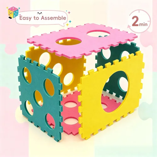 Miniatura 8 de 41 Piezas Juguetes Interactivos para Gatos de Interior, Juguetes para Gatitos con Bonita Cama Casa para Gatos, Juguetes de Hierba Gatera, Cuerda
