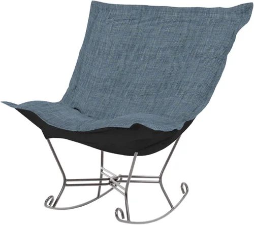 Miniatura 43 de Howard Elliott Collection Avanti Pecan - Silla de asiento oscilante con funda, silla multiusos de mariposa con marco de titanio, muebles de patio
