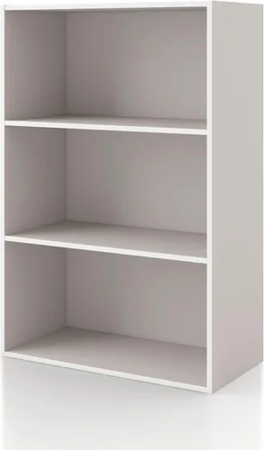 Miniatura 47 de Homes: Inside + Out Apexa - Estantería organizadora de almacenamiento de 2 cubos, estantería apilable de madera para cubos para organización