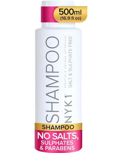 Miniatura 10 de NYK1 Acondicionador sin sal ni sulfato (16.9 fl oz) sin sulfato para extensiones, tratamiento de color y queratina, cuidado posterior