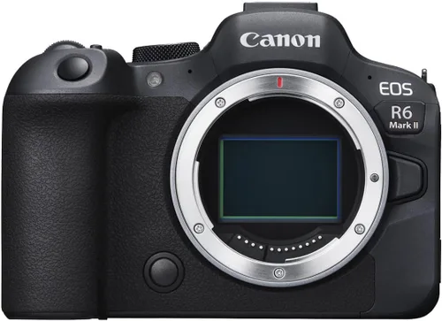 Canon Cámara sin espejo EOS R6 Mark II (solo cuerpo), cámara de fotograma completo, sensor CMOS de 24.2 megapíxeles, capacidades de foto y video,