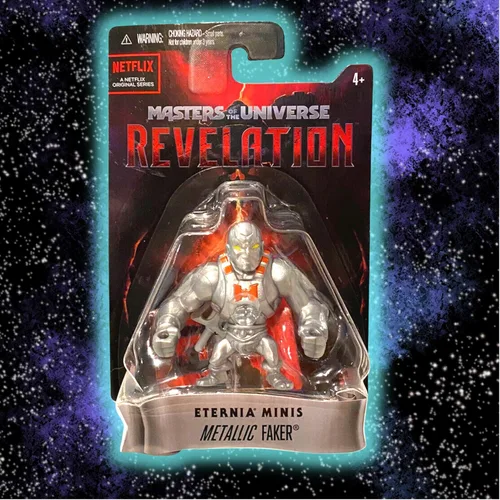 Miniatura 2 de Eternia Minis Story Starters Figura - Faker ~ Evil Robot of Skeletor ~ Inspirado en Masters of the Universe Revelation ~ A partir de 4 años