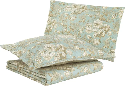 Miniatura 6 de Juego de colchas reversibles Brompton Serene de Laura Ashley, Algodón, Serene, gemelo