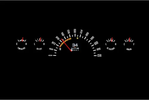 Miniatura 9 de Dakota Digital RTX-60C-PU-X Sistema de instrumentos de calibre Retrotech compatible con Chevy Pickup 1960-63