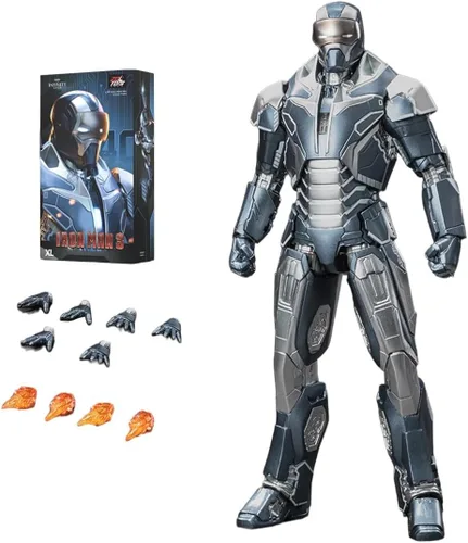 Miniatura 2 de ZD Toys - Figura de acción de coleccionista de serie de aniversario de Iron Hero MK40 a escala 1/10