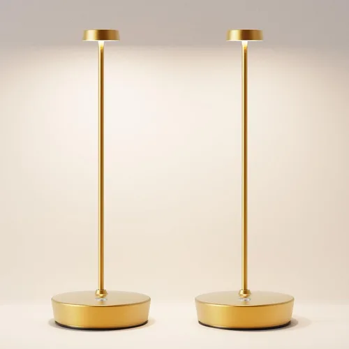 Miniatura 13 de Paquete de 2 lámparas de mesa LED inalámbricas, luz de mesa recargable, lámpara de mesa regulable de 3 colores, luz de mesa portátil