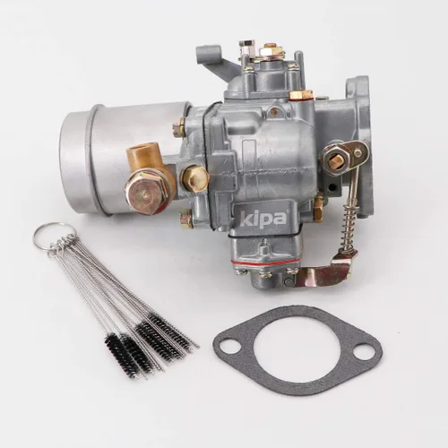 Miniatura 6 de KIPA Carburador apto para Jeep Willys 134 CI L-Head Engine Reemplazar 1941-1945 MB 1941-45 GPW 1945-49 CJ2A 48-53 CJ3A 50-52 M38 1 Barril # 17701.01