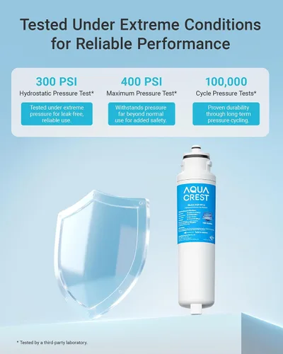 Miniatura 6 de AQUACREST DW2042FR-09 Filtro de agua para refrigerador, compatible con Daewoo DW2042FR, Kenmore 46-9130, DW2042FR-09, Aqua Crystal DW2042F-09