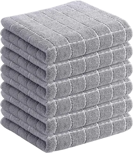 Miniatura 120 de Homaxy Paños de cocina 100% algodón de felpa, toallas de cocina ultra suaves y absorbentes para la cocina, adecuadas para secar y lavar platos