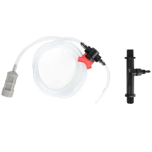 Miniatura 10 de Venturi - Kit de inyector de fertilizante de 1 pulgada, sistema de riego por goteo eficiente con tubo de agua para césped, jardín, invernadero